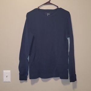 Sonoma Navy Blue Long Sleeve Top Medium